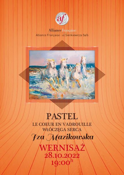 Wernisaż prac Izy Mazikowskiej « Le coeur en vadrouille » 28.10 (piątek) , godz. 19.00. Serdecznie zapraszamy!